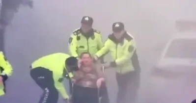 Полиция спасла женщину инвалида из горящего дома в Пираллахи ВИДЕО