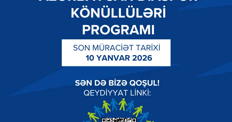 “Könüllülər Proqramı”na qəbul elan edilir