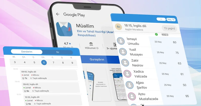 Müəllimlər üçün yeni mobil tətbiq istifadəyə verildi