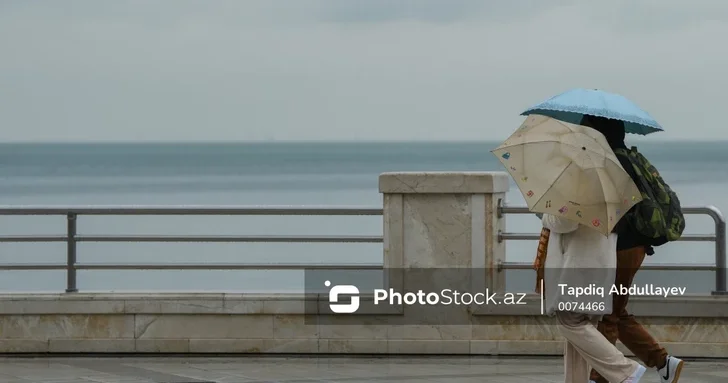 Дождь, ветер и туман: прогноз погоды в Баку и регионах Азербайджана на 11 декабря