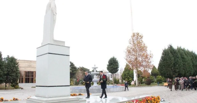 Goranboyda Heydər Əliyevin xatirəsi yad edilib FOTOLAR