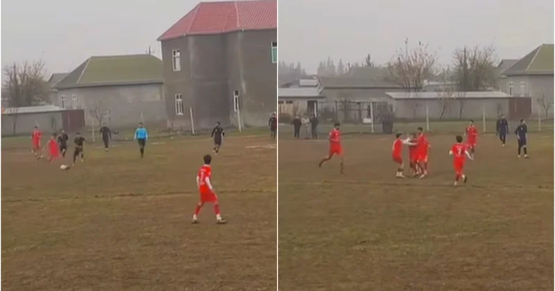 Region Liqasında təxminən 30 metrdən möhtəşəm qol vurulub VİDEO