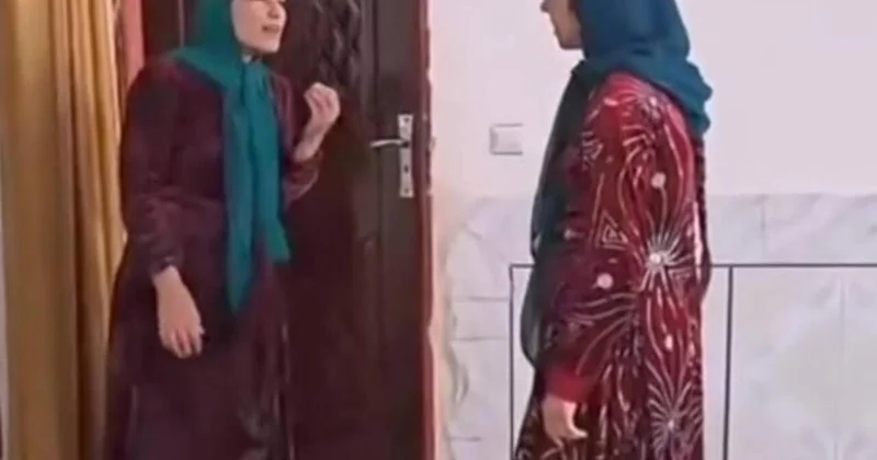 İki arvadla eyni evdə yaşayan kişi günlük həyatını VİDEOya çəkdi