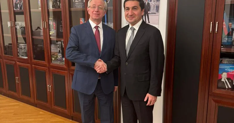 Hikmət Hacıyev Lavrovun müavini ilə görüşdü Foto