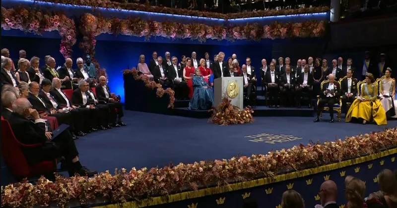 2025 ci ilin Nobel mükafatı Stokholmda laureatlara təqdim edilib