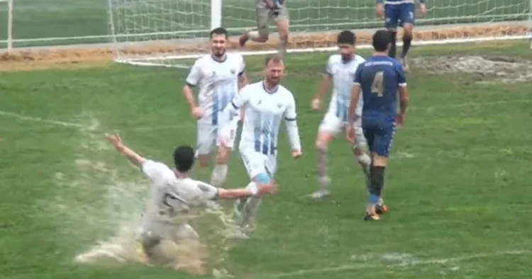 Baku Sportinq Şahdağ Qusar matçında 3 qol, 1 qırmızı vərəqə VİDEO