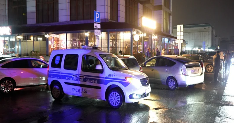 Polis Bakıda gecə səs küy yaradan obyektlərdə tədbirlər keçirib VİDEO