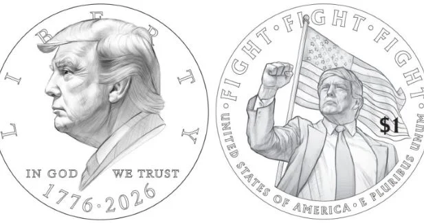 TRAMPIN ŞƏKLİ OLAN YENİ PUL VAHİDİ Senatorlar ayağa qalxdı (FOTO)