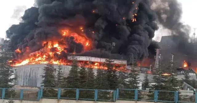 Türkiyədə kimya zavodunda güclü partlayış VİDEO FOTO