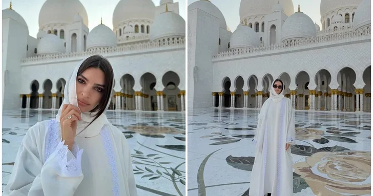 Модель Эмили Ратаковски под огнем: визит в мечеть в Абу Даби обернулся громким скандалом