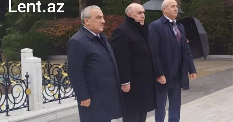 Qaralov, Usubov və Sultanov bir arada Foto