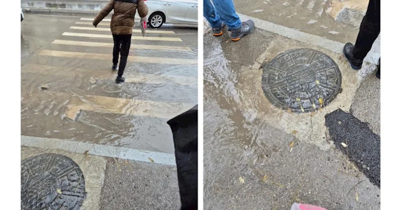 Yasamalda yenə gölməçə problemi Sakinlər narazılıq edir