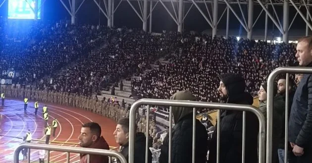 ÇL: Stadionda 1000 dən yuxarı Ayaks azarkeşi var VİDEO