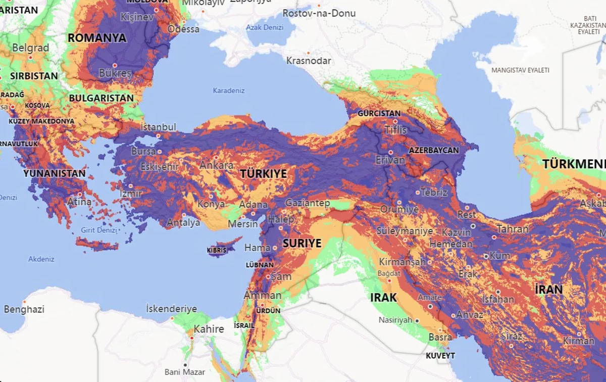 Seysmik aktivlik yüksəlir Altı ölkə ən təhlükəli zolaqda