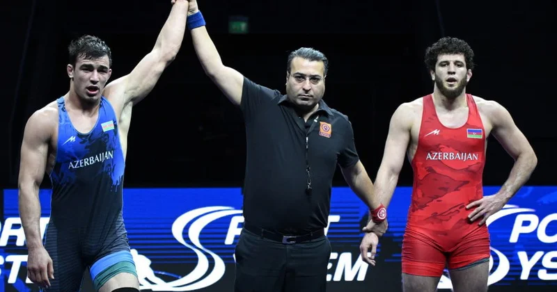 Yunan Roma və sərbəst güləş üzrə Azərbaycan çempionatı başa çatdı FOTO