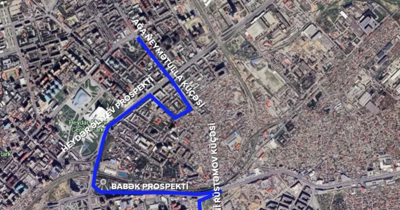 “Ağ Şəhər”dən Ağa Nemətulla küçəsinə birbaşa yeni yol çəkilir Video