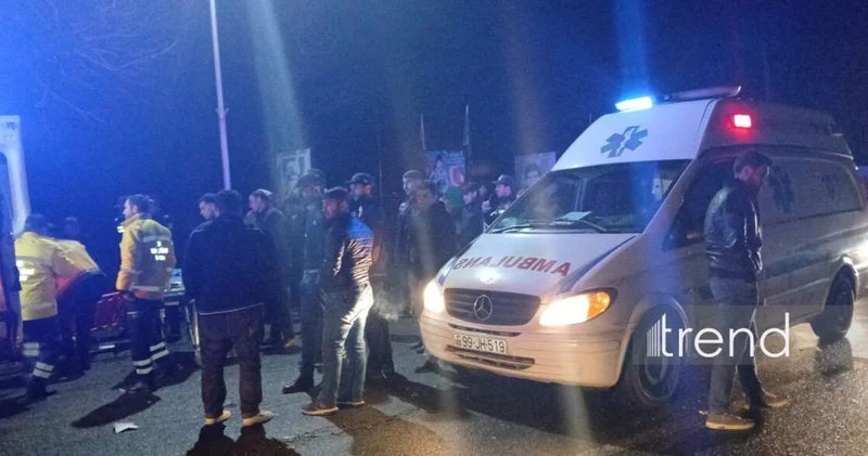 В Агдаме автомобиль сбил пешехода ФОТО