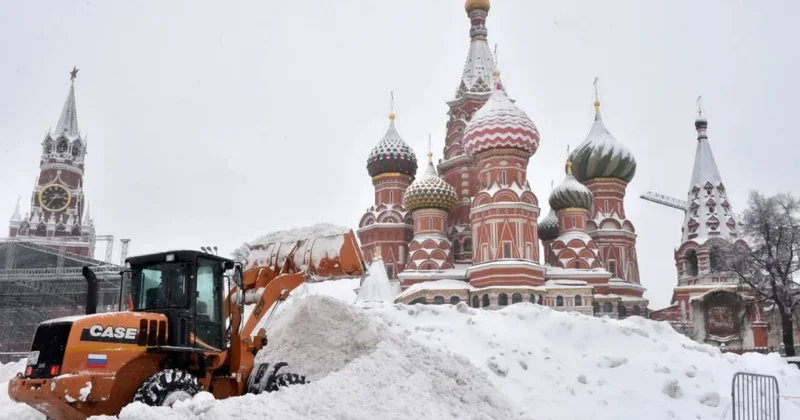 Moskvada yağan son qar 146 ilin ən güclü beş qar yağışından biri olub