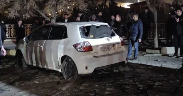 Sərxoş sürücü qəza törətdi FOTOLAR