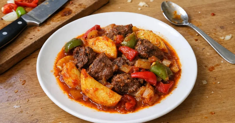 Sobada tərəvəzli ət yeməyi: Pambıq kimi bişən dadlı resept