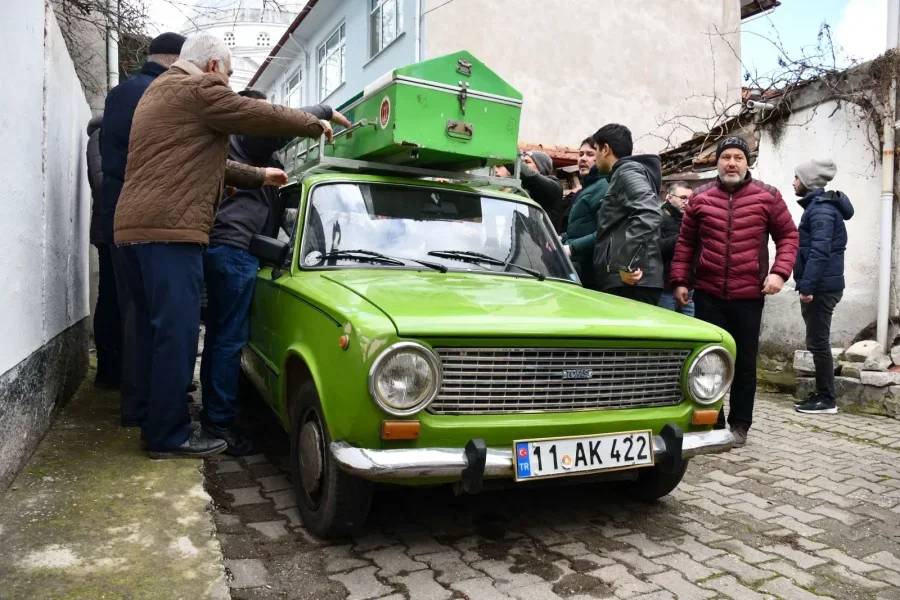 Vəsiyyəti həyata keçdi Türkiyədə qəribə hadisə FOTOLAR