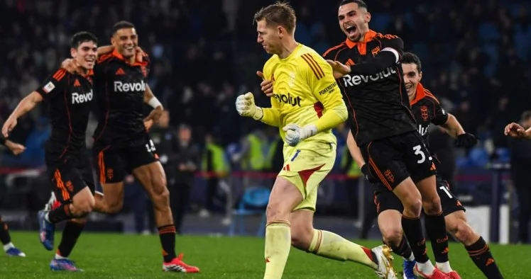 İtaliya kuboku: Napoli 1/4 finalda dayandı VİDEO