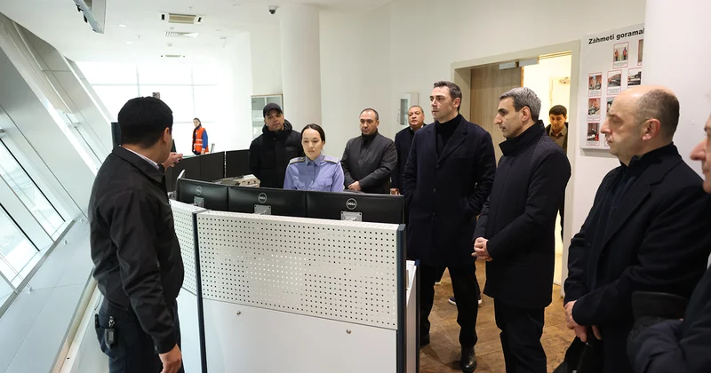 ADY sədri Türkmənbaşı Beynəlxalq Dəniz Limanında Fotolar
