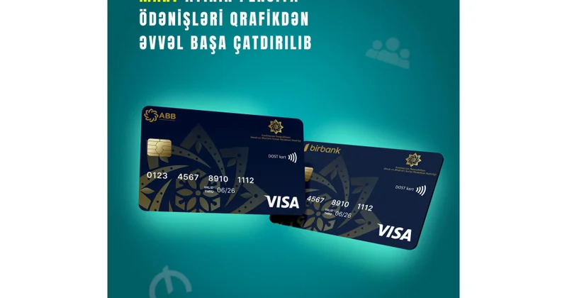 Respublika üzrə mart ayının pensiya ödənişləri qrafikdən əvvəl başa çatdırılıb