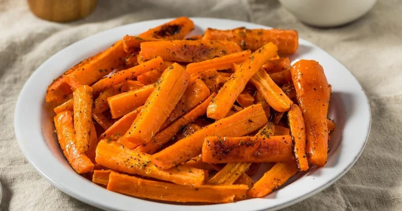 Легкий и вкусный гарнир: запеченная морковь с медом и чесноком