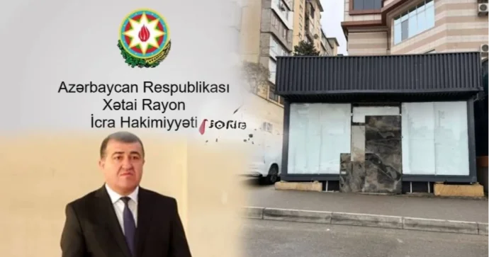 Xətaidə Sarayevo küçəsində gecə ilə peyda olan DAHA BİR OBYEKT FOTO