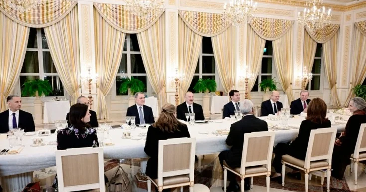 Prezident Antonio Koşta ilə naharda Fotolar