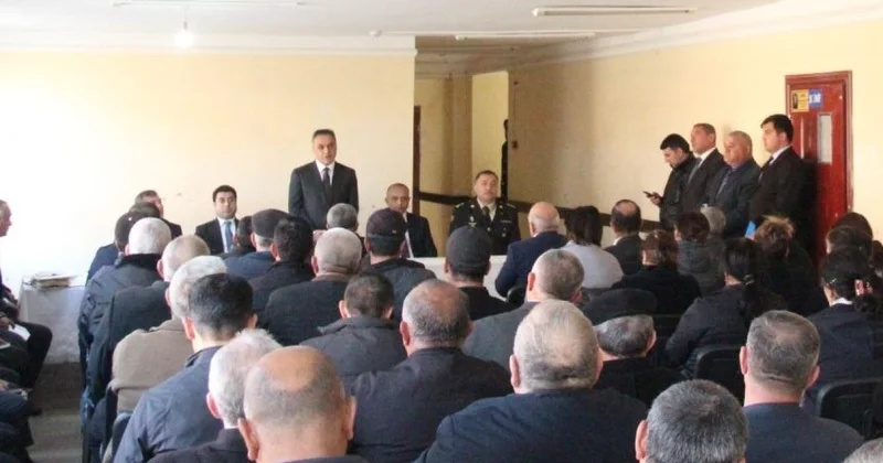 Goranboyun icra başçısı səyyar qəbul keçirdi FOTOLAR