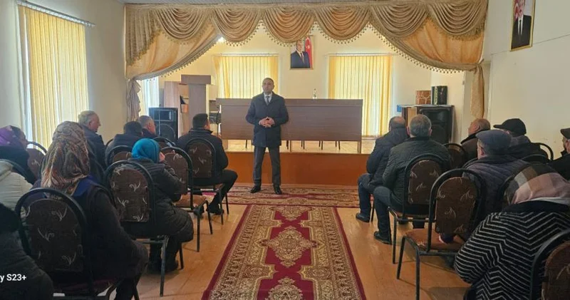 Gədəbəydə “Heydər Əliyev irsi milli qürurumuzdur” mövzusunda maarifləndirici görüş keçirilib