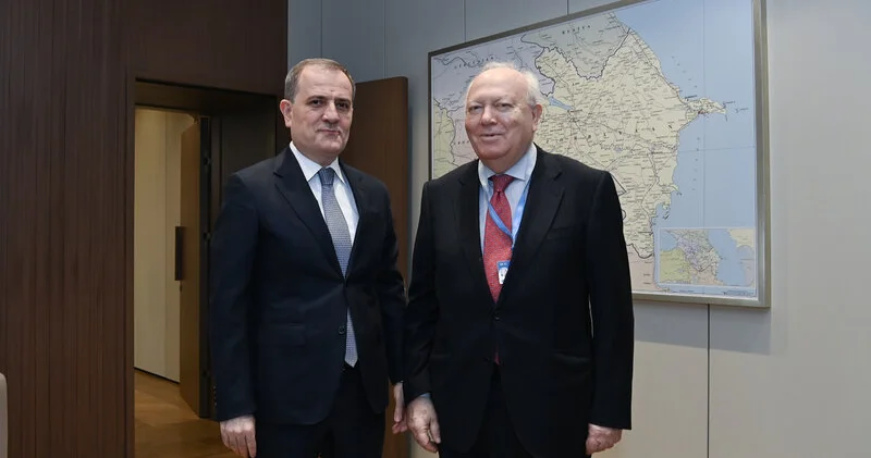 Ceyhun Bayramov BMT nin Sivilizasiyalar Alyansının ali nümayəndəsi ilə görüşdü FOTO