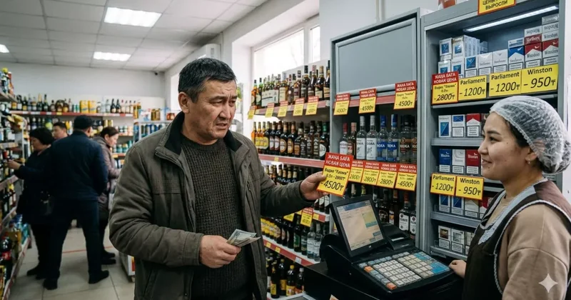В Казахстане резко подорожали алкоголь и табак