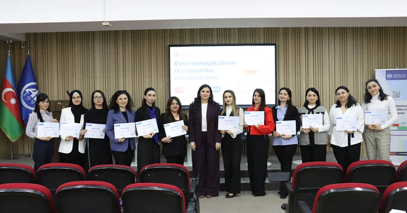 Gənc tədqiqatçılar Azərbaycan Universitetində elmi nəticələrini təqdim ediblər