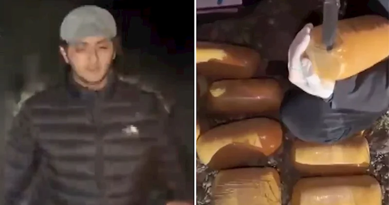 Əlindəki idman çantasından 1,6 milyon manatlıq heroin çıxdı Video