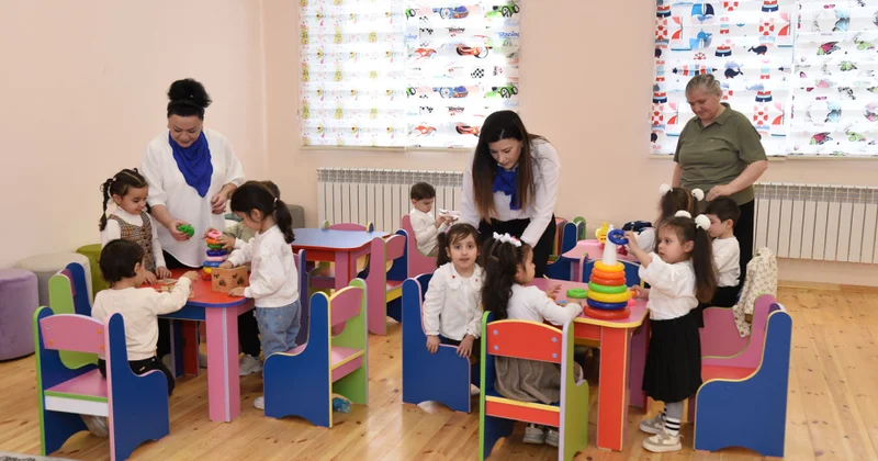 328 nömrəli körpələr evi uşaq bağçası əsaslı təmirdən sonra istifadəyə verilib