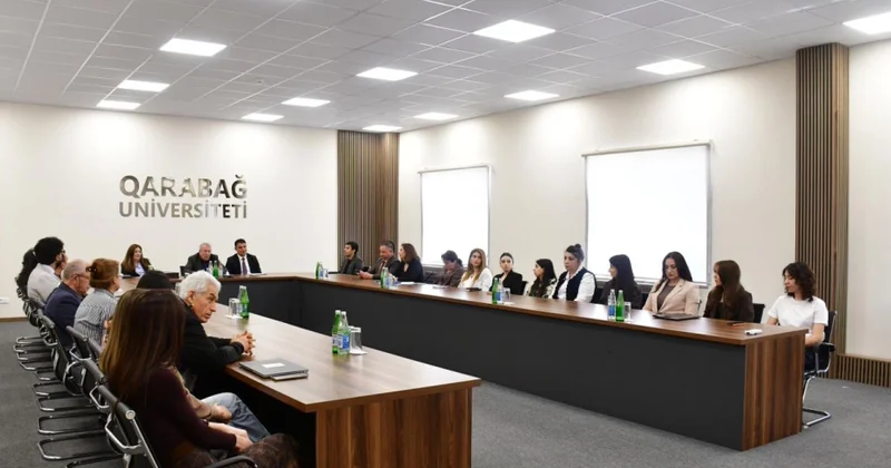 Qarabağ Universiteti ilə Dünya Azərbaycanlı Alimlər Birliyi arasında əməkdaşlıq genişlənir
