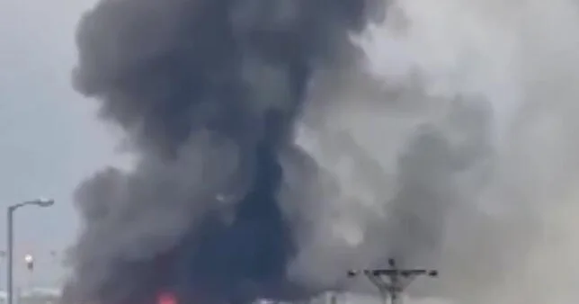 В Анкаре вспыхнул крупный пожар ВИДЕО