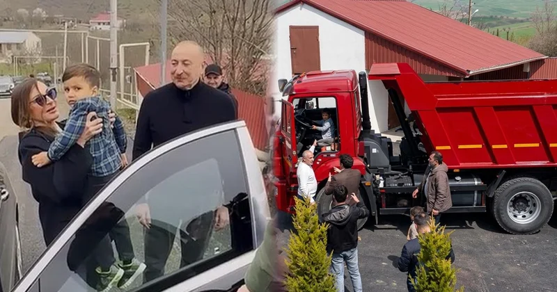 PREZIDENT O AILƏYƏ “KAMAZ” HƏDIYYƏ ETDI Balaca Ayaz istəmişdi + VİDEO