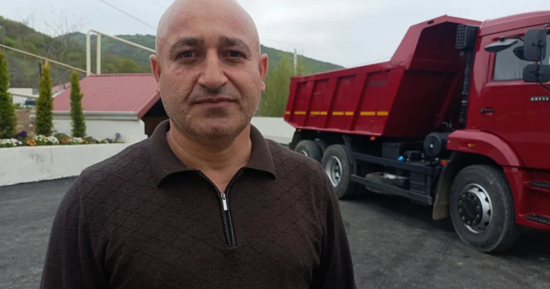 “KamAZ” hədiyyə edilən balaca Ayazın atası: Doğma yurda qayıdış bizim üçün çox əlamətdar oldu