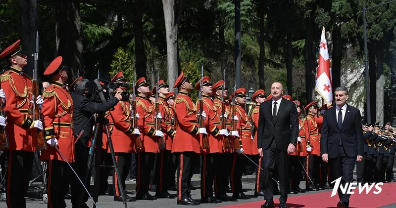 Опубликованы кадры официального визита Президента Ильхама Алиева в Грузию ВИДЕО