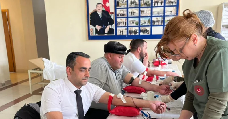 Oğuzda hemofiliya və talassemiya xəstələrinə dəstək aksiyası