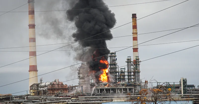 Горят российские нефтебазы видео