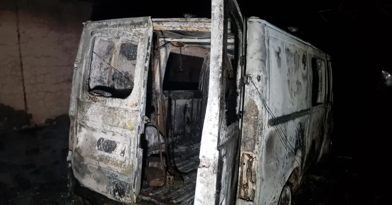 Göyçayda güclü yanğın oldu FOTO