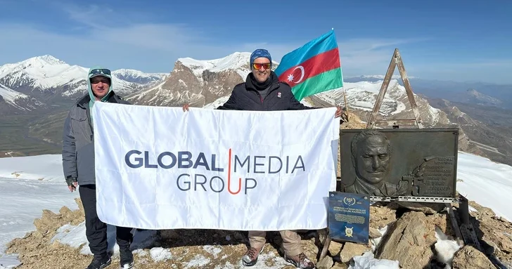 К 102 летию общенационального лидера сотрудник Global Media Group поднялся на вершину Гейдара