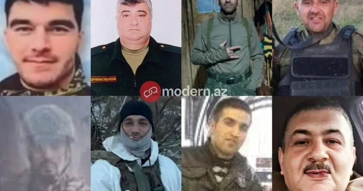 ​Rusiya ordusunda döyüşən 8 azərbaycanlı həlak olub ADLAR
