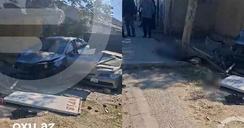 В бакинском поселке водитель уснул за рулём и спровоцировал смертельное ДТП ВИДЕО