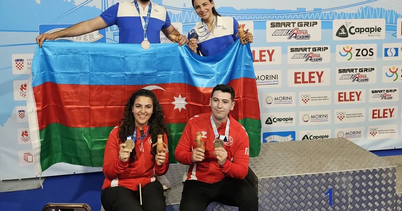 Güllə atıcılarımız Avropa çempionatını gümüş medalla başa vurublar FOTO